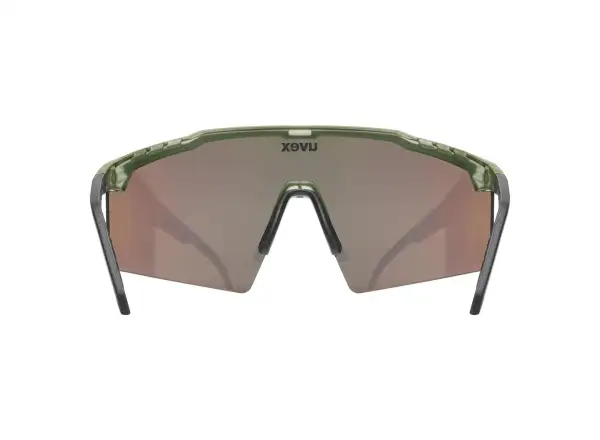 Uvex Flowline slnečné okuliare Olive Matt/Mirror Gold