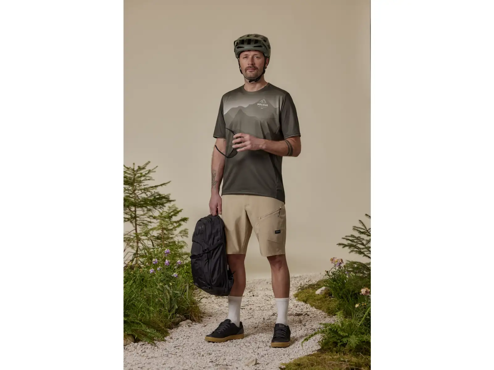 Maloja FuornM. pánske kraťasy Gravel