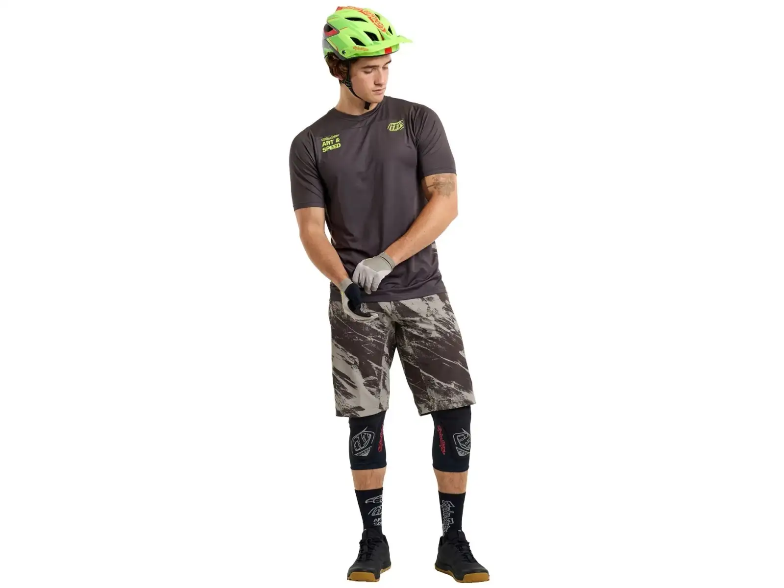 Troy Lee Designs Skyline pánsky dres krátky rukáv Elemental Dark Earth