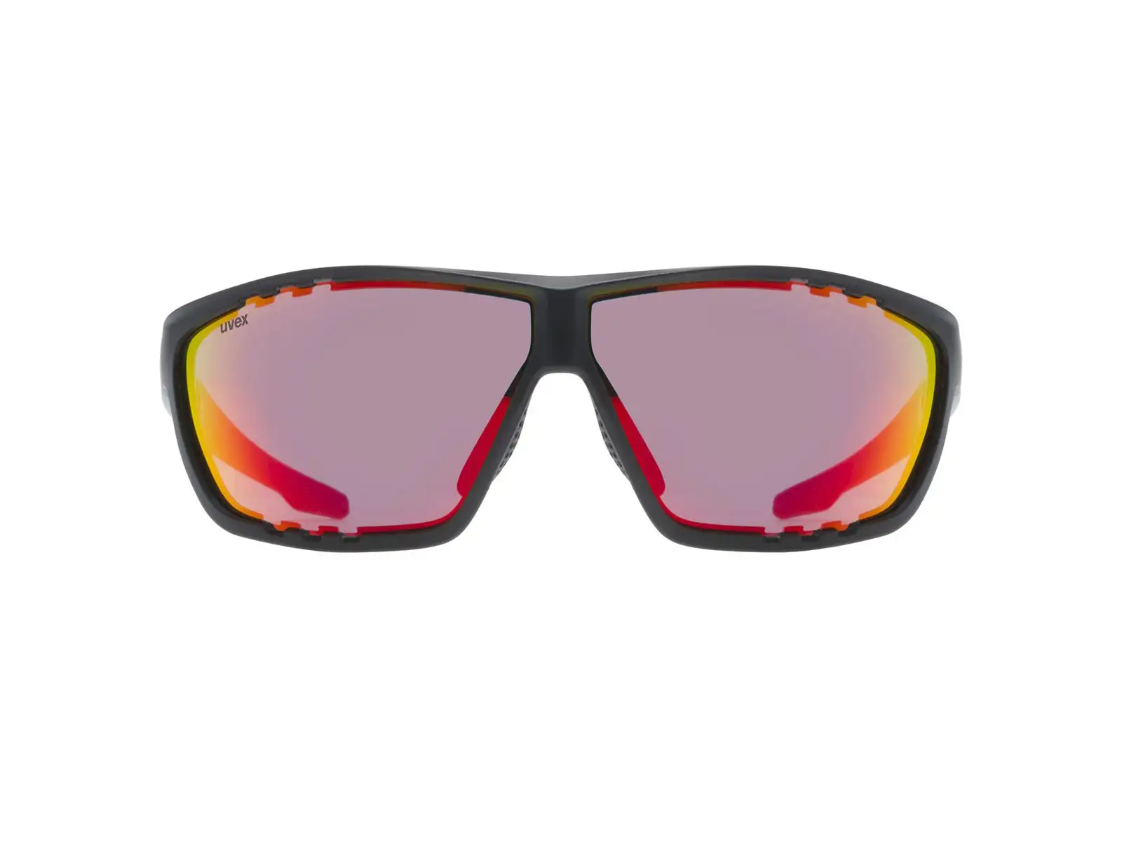 Uvex Sportstyle 706 okuliare Black Moss Mat/Mirror Red