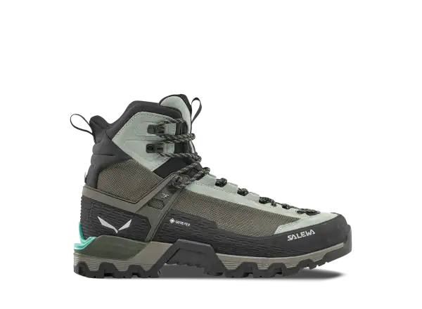 Salewa Mountain Trainer 3 Tech Mid GTX dámske turistické topánky Shadow/Faded Green