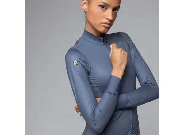 Alé PR-E Follow Me 2.0 dámsky zateplený dres dlhý rukáv Powder Blue