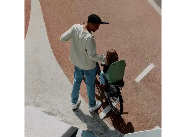 Urban Iki Ta-ke zadná sedačka na bicykel pre MIK nosiče Icho Green/Bincho Black