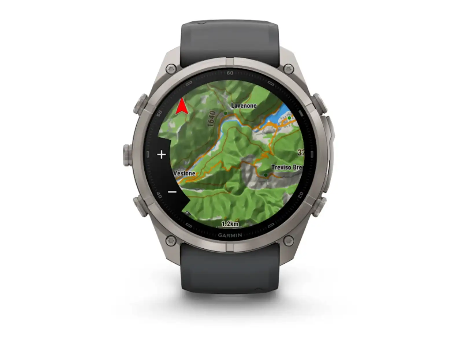 Garmin Fénix 9 Pro inReach 51 mm inteligentné hodinky Titanium Graphite/Black