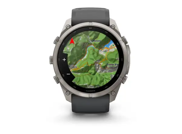 Garmin Fénix 9 Pro inReach 51 mm inteligentné hodinky Titanium Graphite/Black