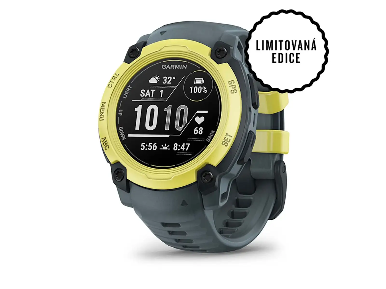 Garmin Instinct E 40 mm inteligentné hodinky Electric Lime/Twilight remienok