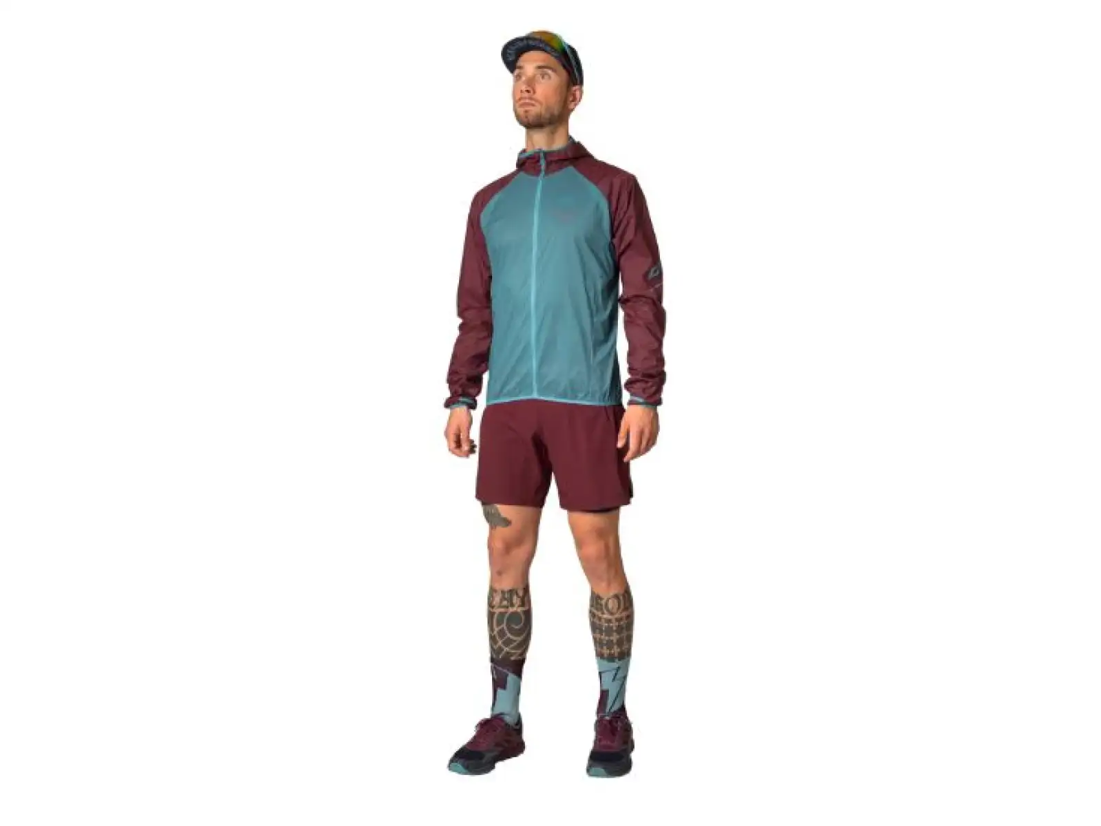 Dynafit Alpine Wind 2 pánska bunda Burgundy