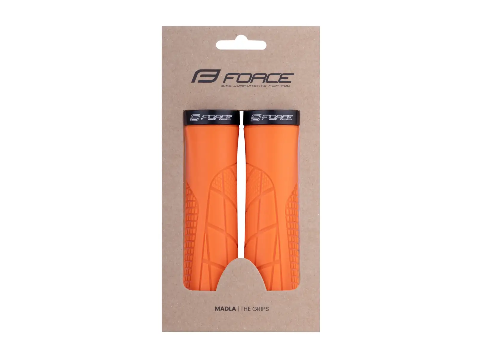 Force Orix gumové gripy oranžová