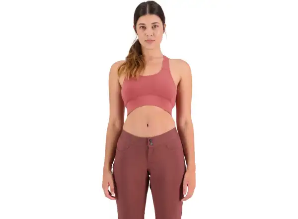 Mons Royale Stratos Merino Shift športová podprsenka Terracotta