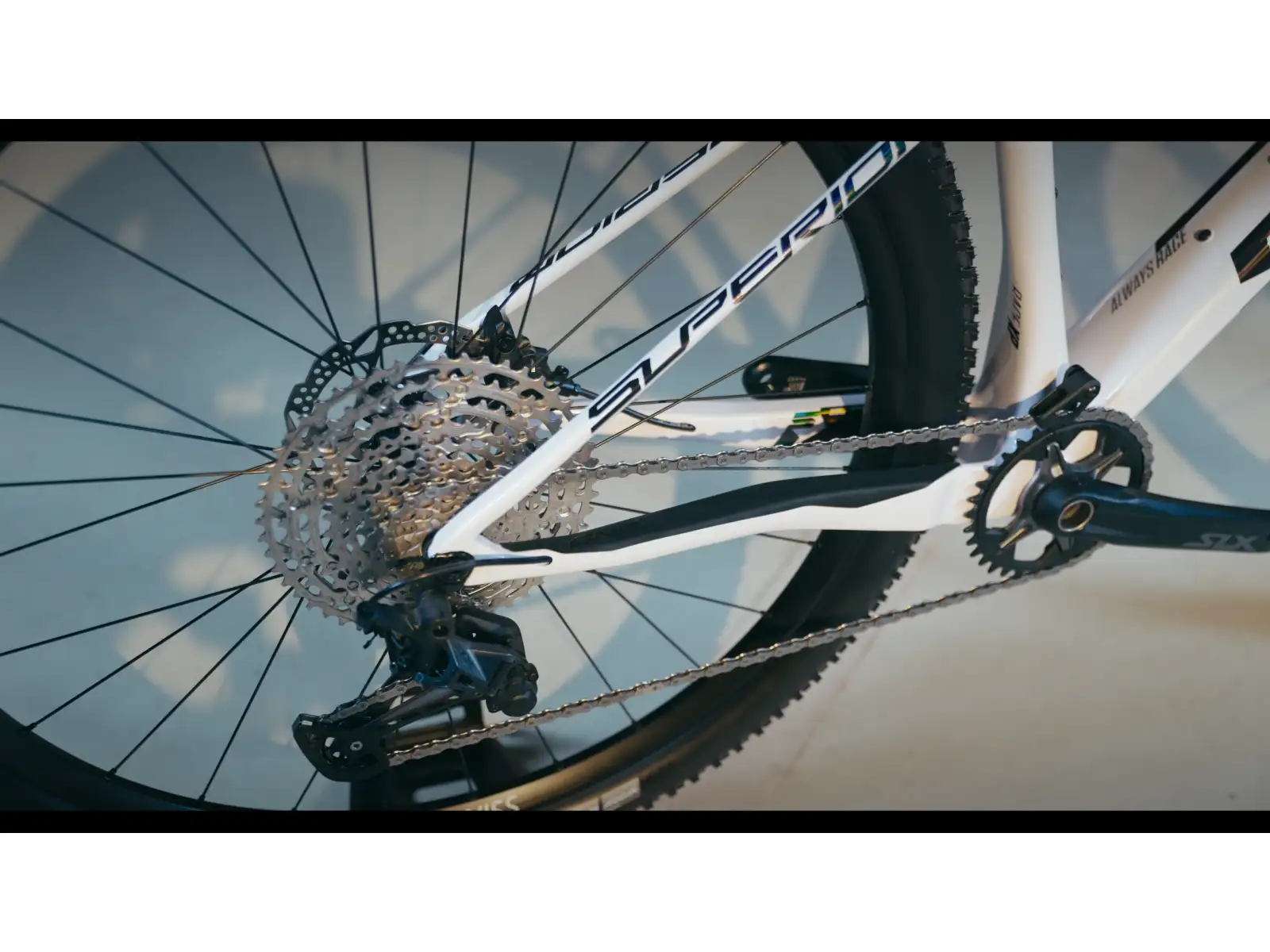 Horský bicykel Superior XP 969 Gloss White Metallic/Hologram Black