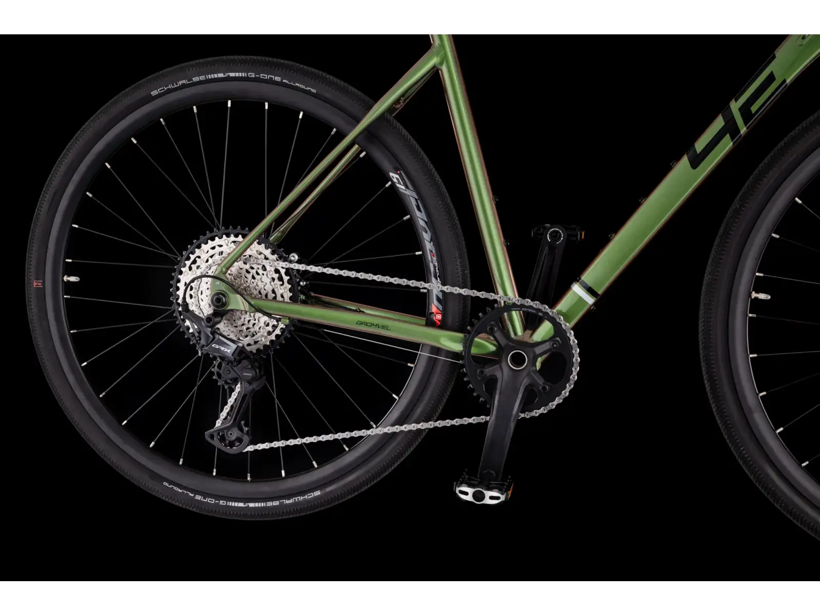 4Ever Gromvel Elite gravel bicykel Green dragon