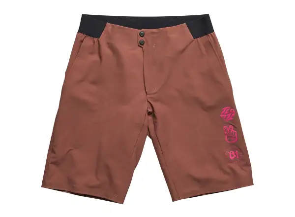Troy Lee Designs Flowline Superlyte pánske kraťasy Mono Chocolate