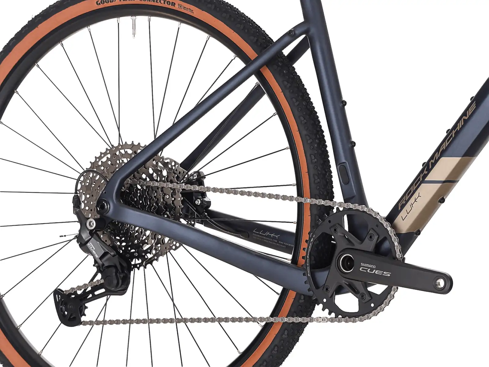 Rock Machine Lukk Cr 30 gravel bicykel Matte Deep Ocean Blue