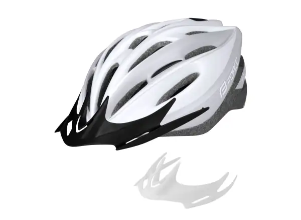 Force Tery cyklistická prilba biela/sivá