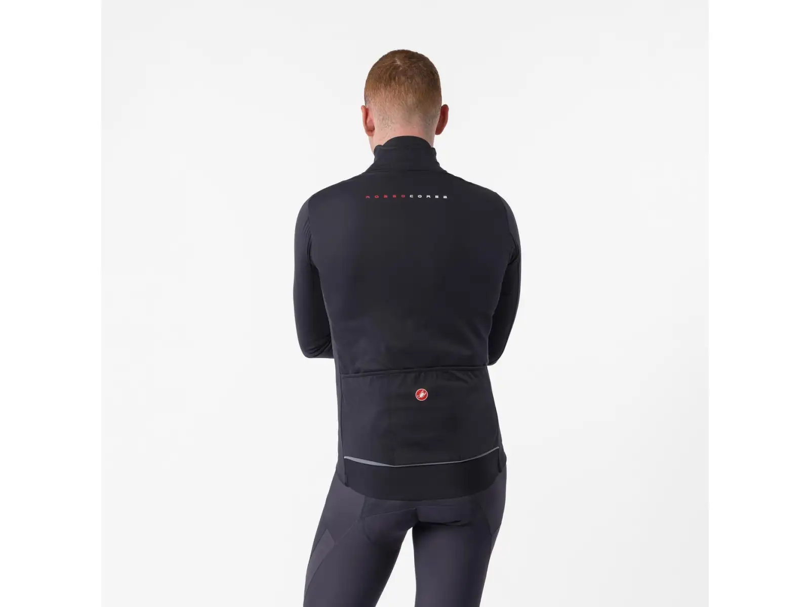 Castelli Alpha 150 Jacket pánska bunda Light Black/Black