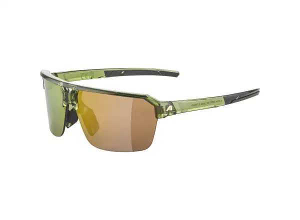 Alpina Swift HR okuliare Green Transparent Gloss