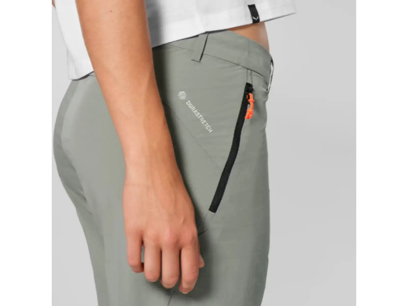 Salewa Puez Talvena Durastretch dámske kraťasy Faded Green