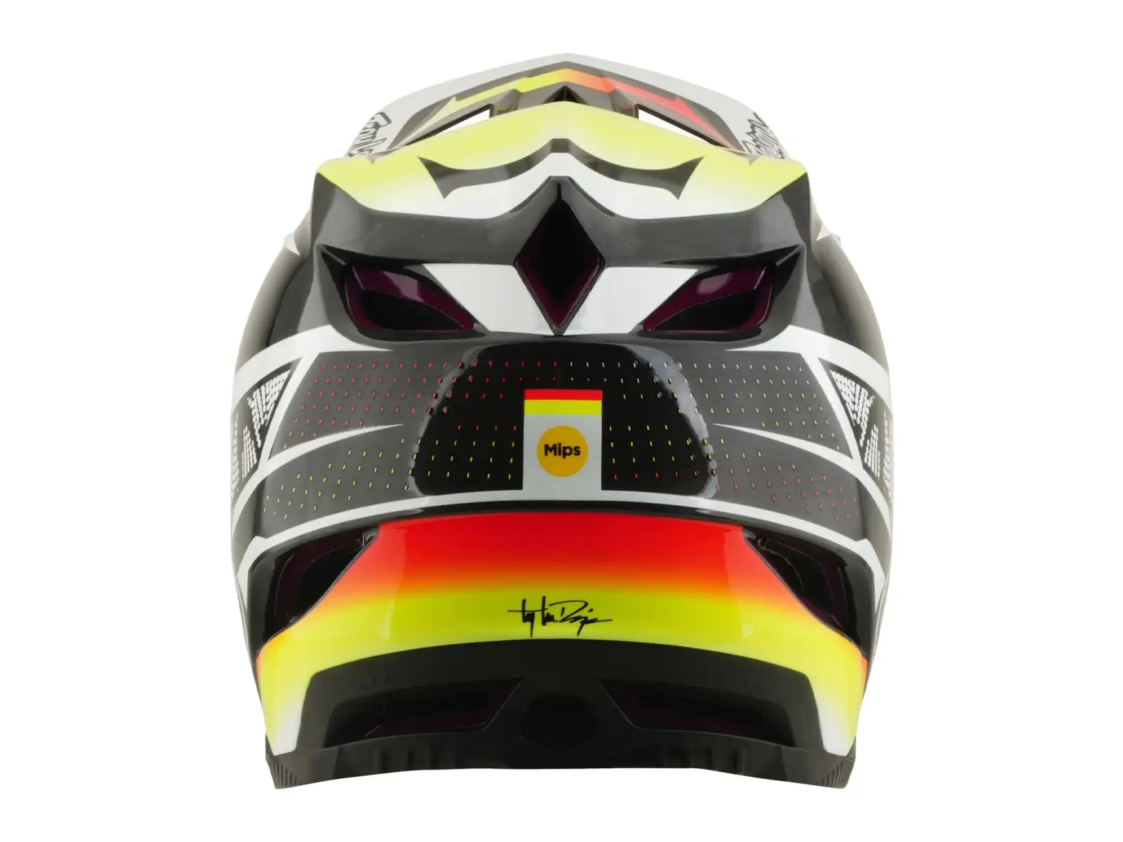 Troy Lee Designs D4 Carbon MIPS prilba Lined up Black