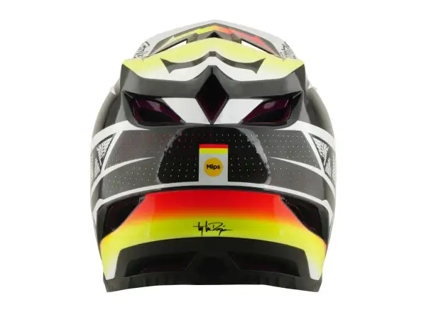 Troy Lee Designs D4 Carbon MIPS prilba Lined up Black
