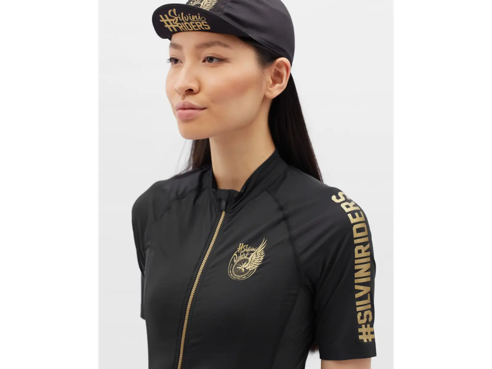 Silvini Mottolina Dámske tričko s krátkym rukávom Black/Gold