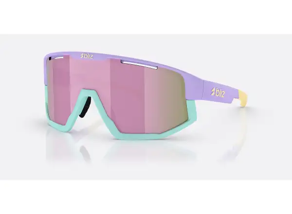 Bliz Fusion Small slnečné okuliare Matt Pastel Purple/Brown&Rose Mirror