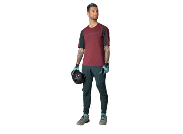 Dynafit Ride pánsky dres krátky rukáv Burgundy