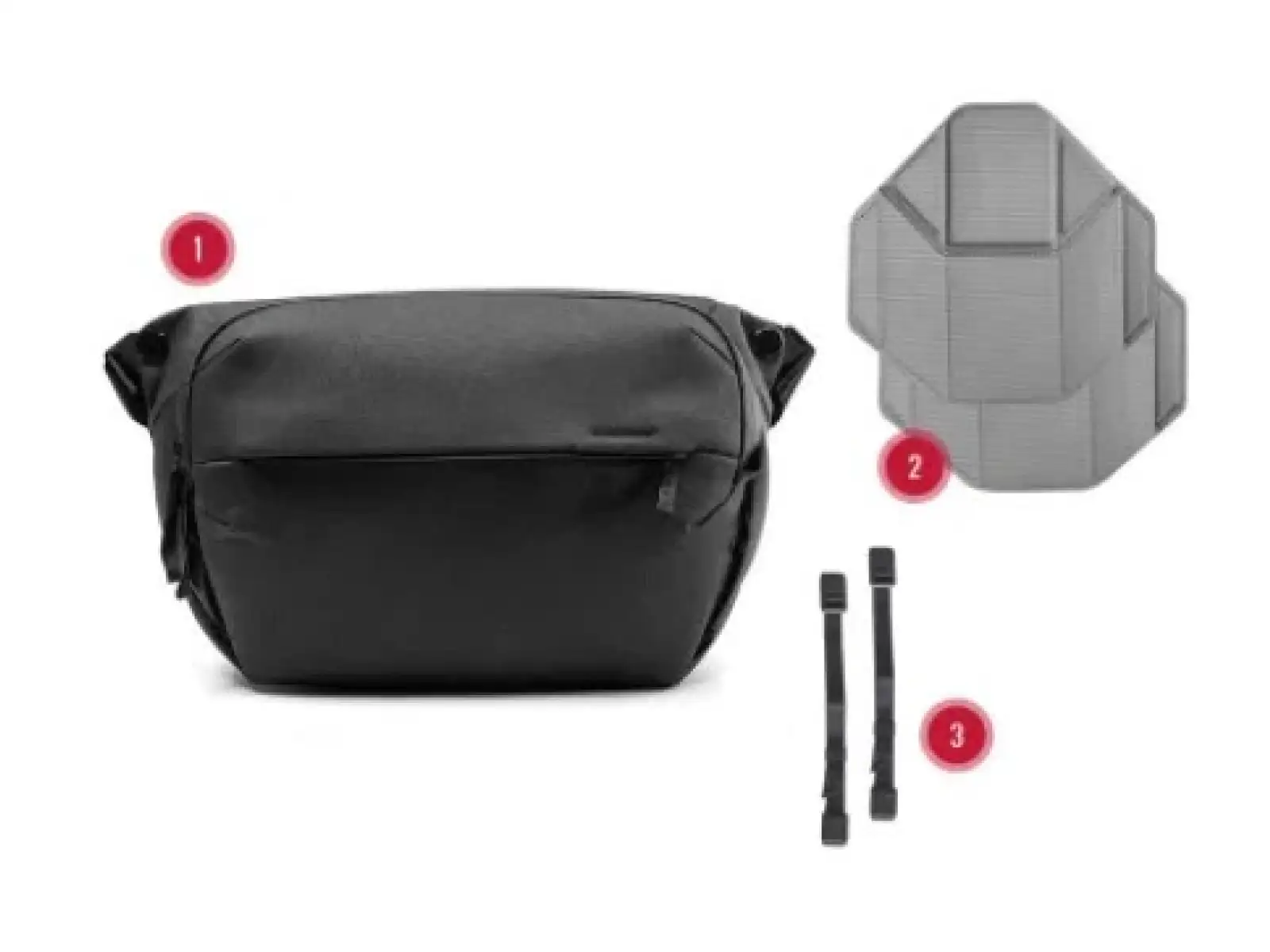 Peak Design Everyday Sling 6 l v2 batoh sivá