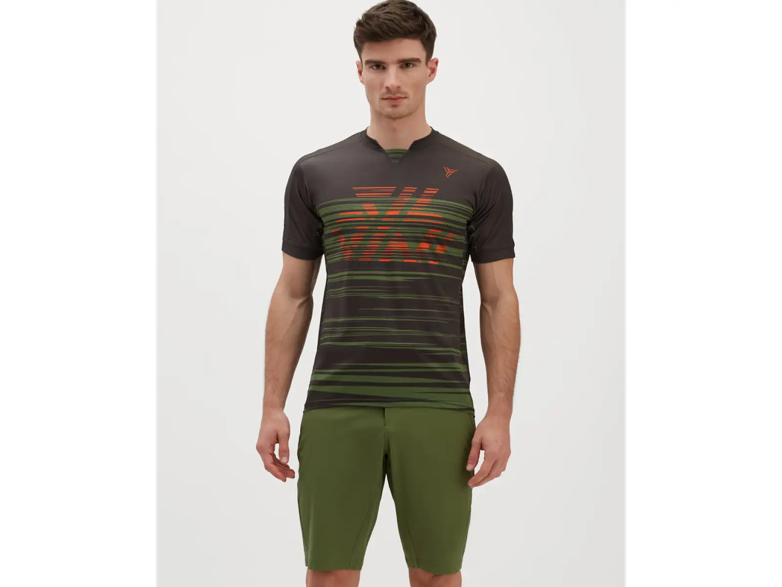 Silvini Gallo pánsky dres s krátkym rukávom Garden/Olive