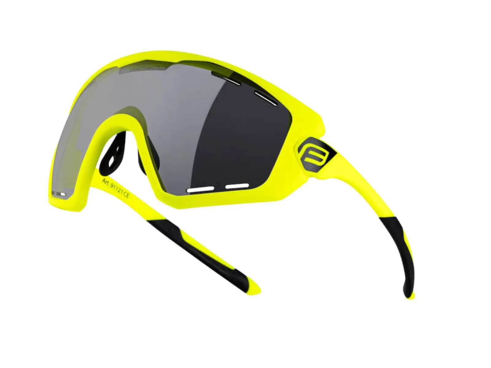 Force Ombro Plus cyklistické okuliare fluo/čierne sklá