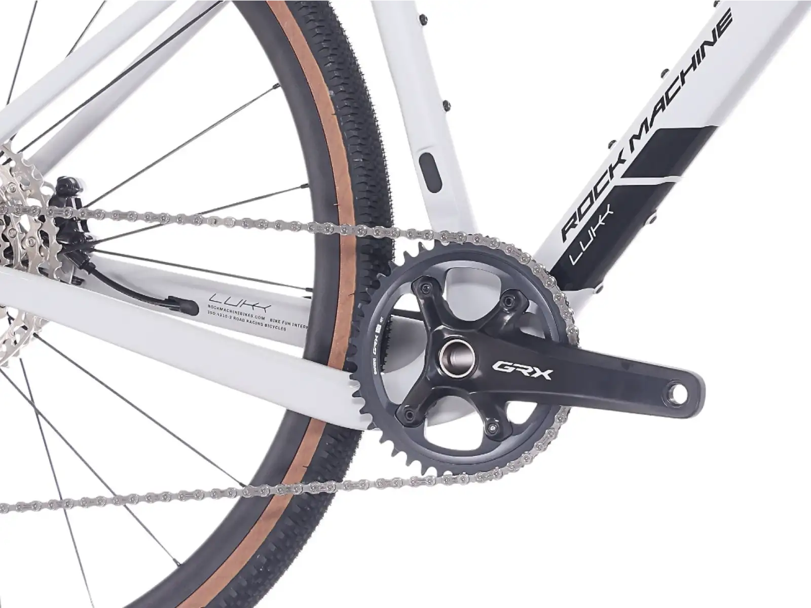 Rock Machine Lukk CR 90 gravel bicykel Matte Limerock Grey