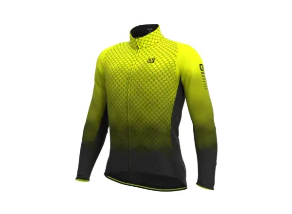 ALÉ R-EV1 Clima Protection 2.0. Velocity Wind G+ zateplený dres dlhý rukáv fluo