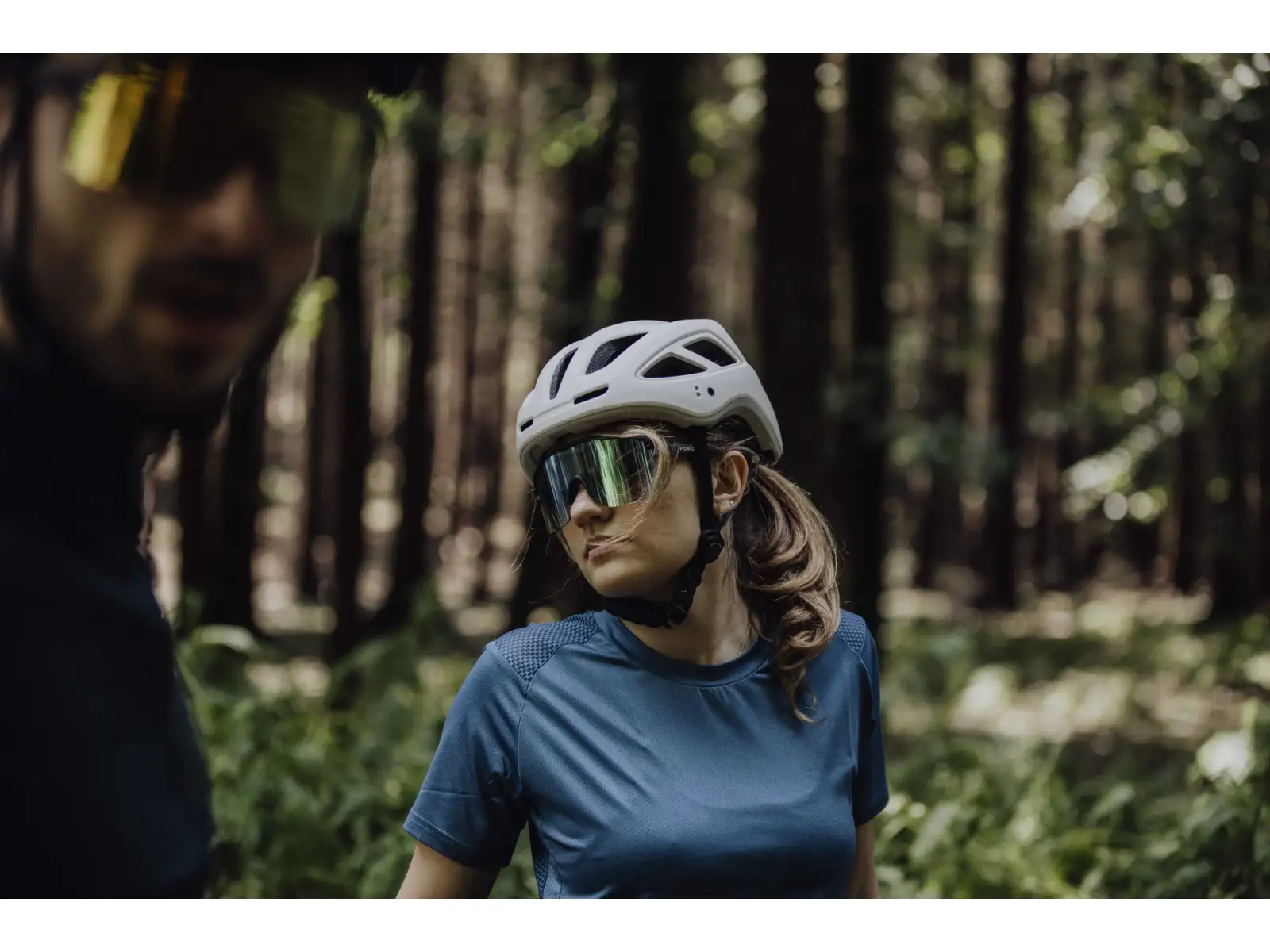 Force Ibex Mtb prilba béžová matná