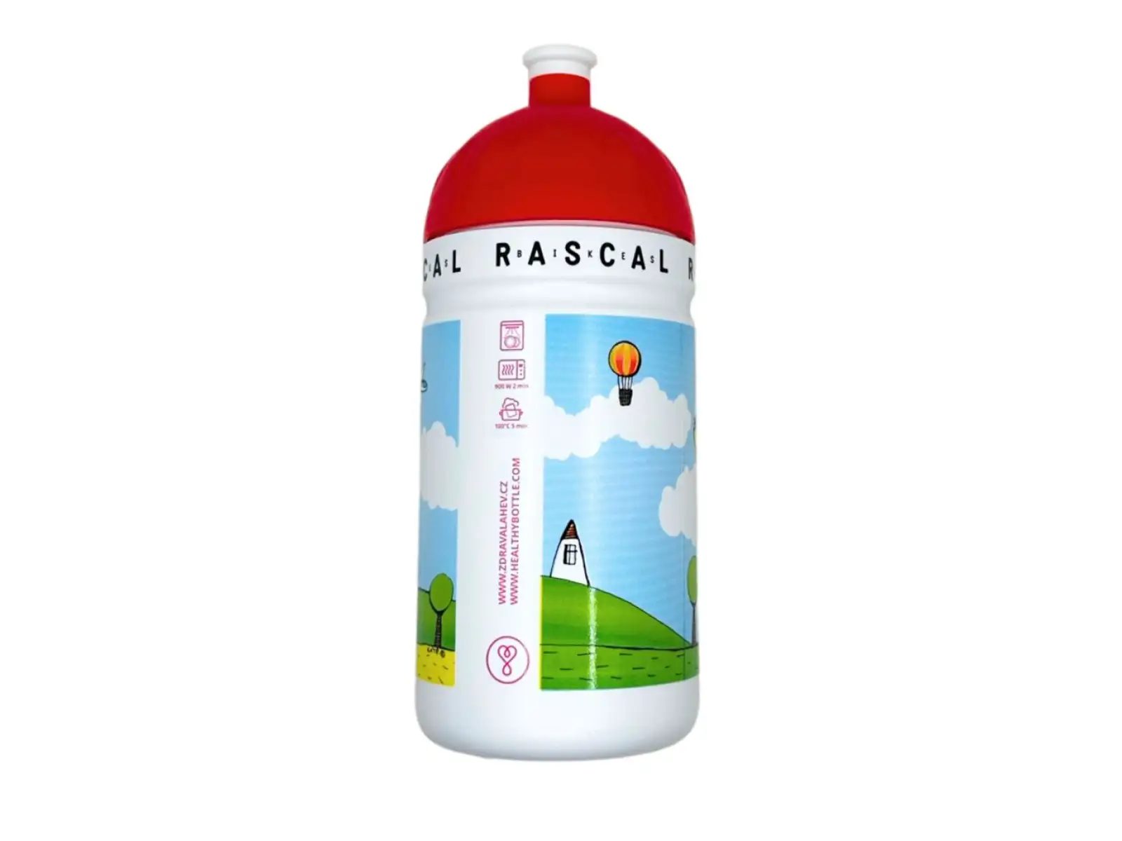 Rascal detská fľaša 0,5 l červená