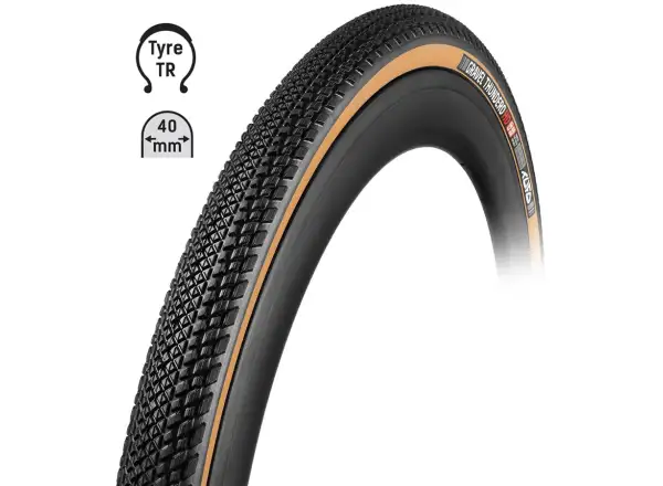 Tufo Gravel Thundero HD štrkový plášť kevlar čierna/bežová