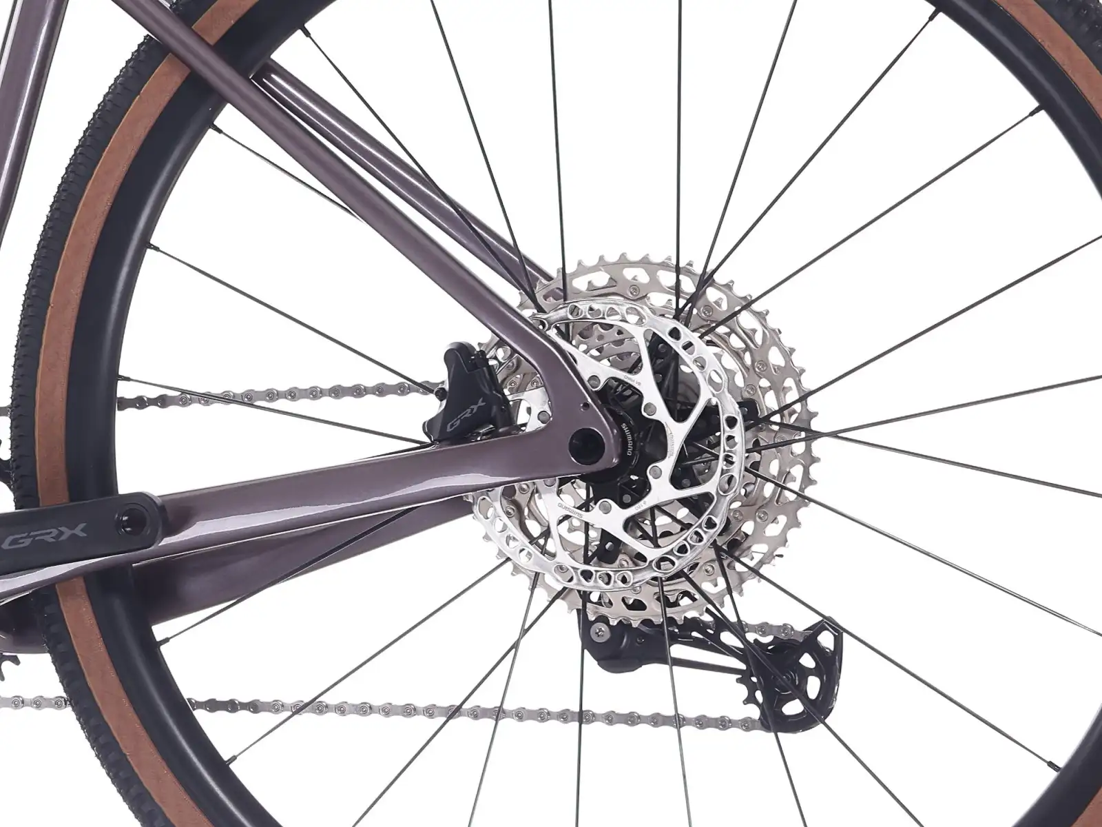 Rock Machine Lukk Cr 70 gravel bicykel Gloss Purple Garnet