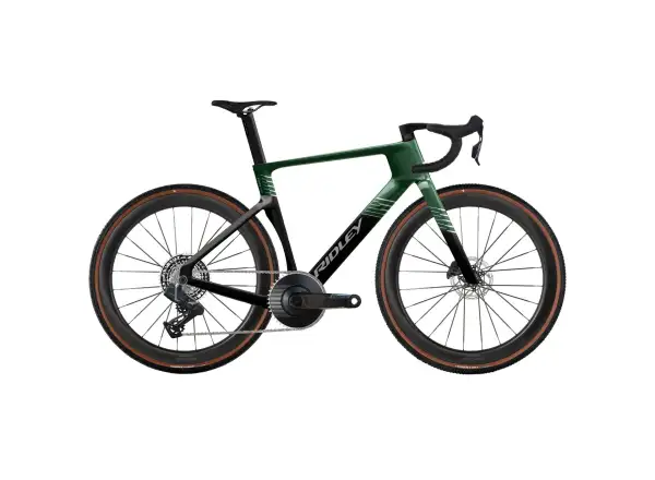 Ridley KANZO Fast 2.0 Force XPLR gravel bicykel Stellar Green/UD Carbon/Silver