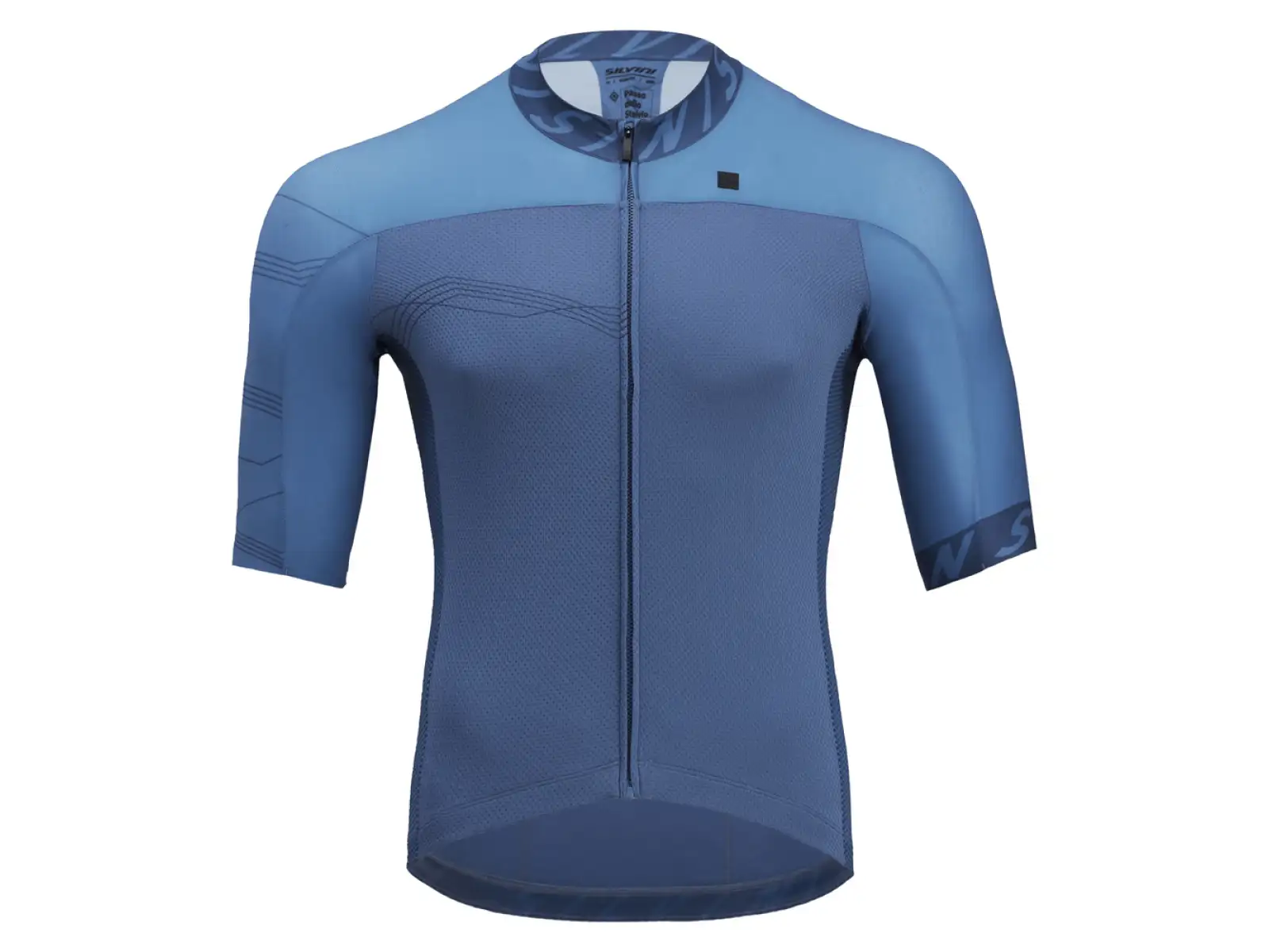 Silvini Stelvio Pánsky dres s krátkym rukávom Blue/Navy
