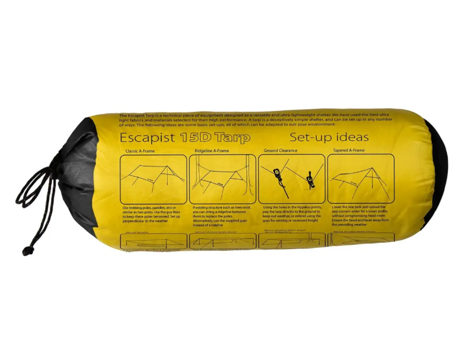 Sea to Summit Escapist 15D Tarp Large plachtový prístrešok Lime