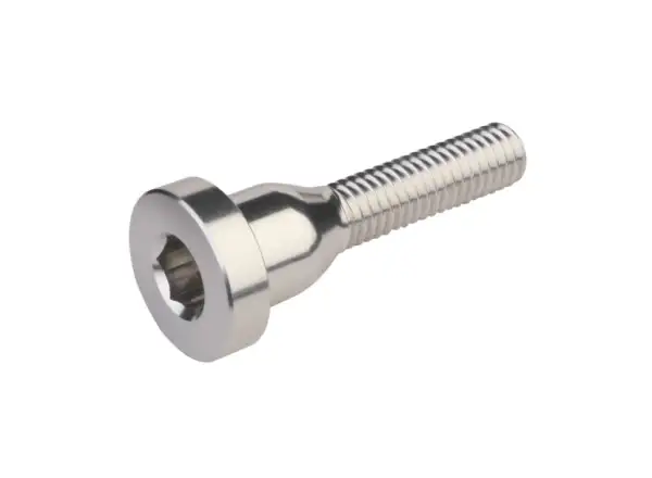 Burgtec Top Cap skrutka zátky hlavového zloženia strieborná
