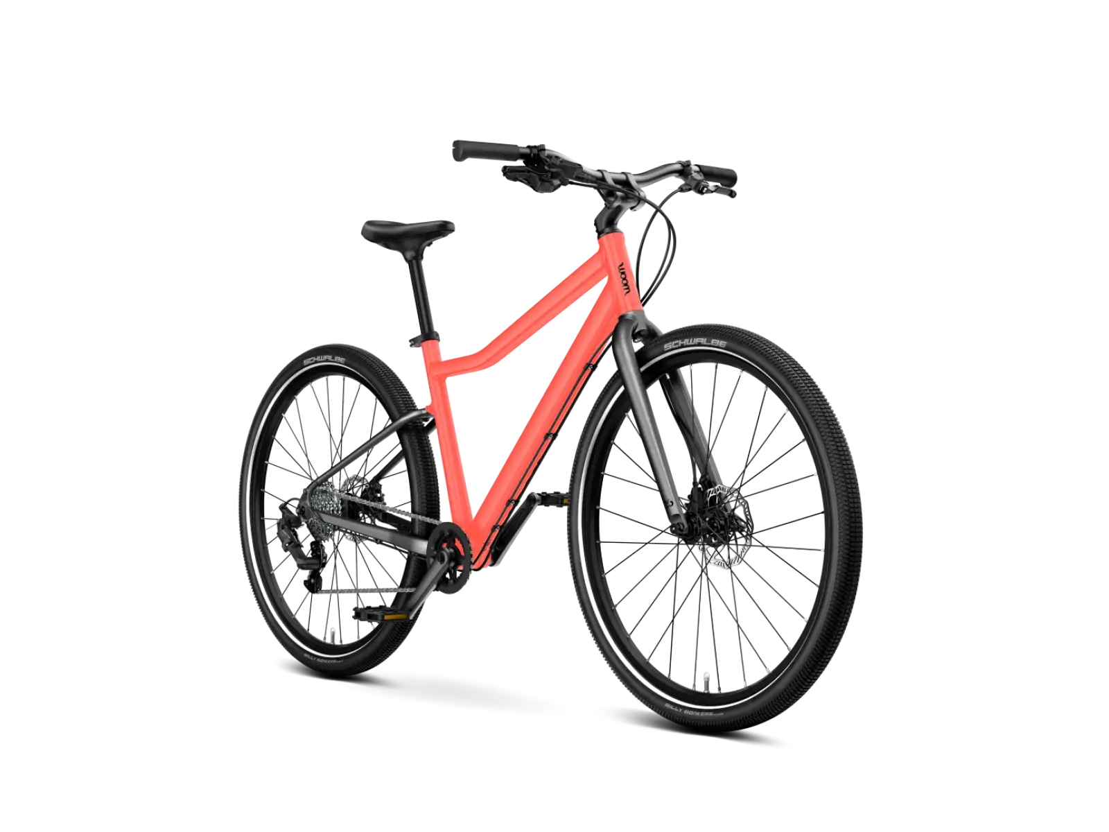 Woom 6 Explorer 26 Neon Coral detský bicykel