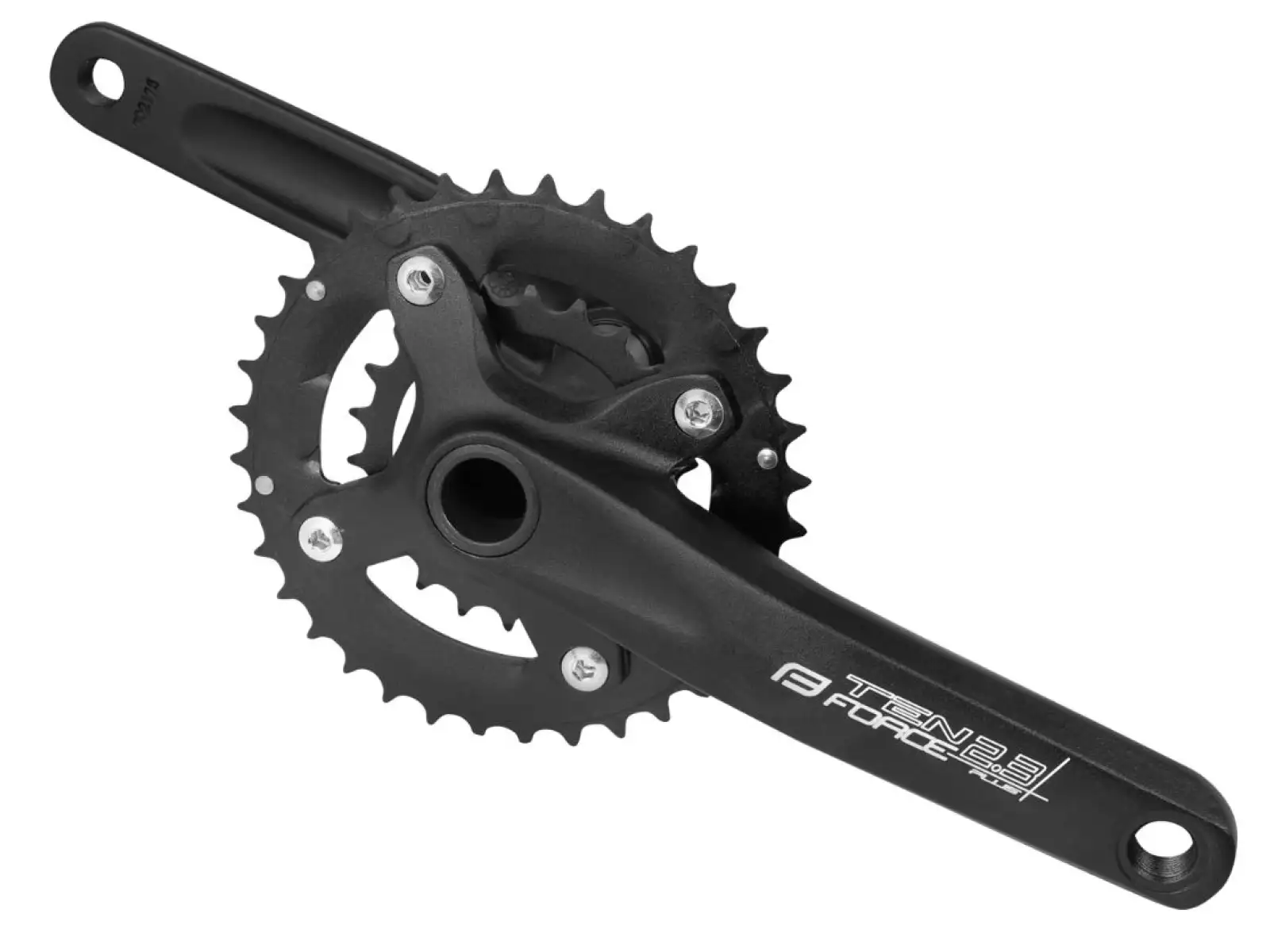 Force Ten 2.3+ kľuky dvojprevodník 36/22 zubov 175 mm čierna