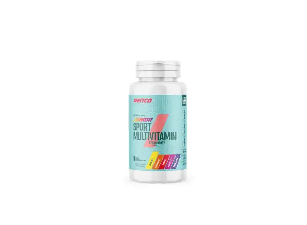 Penco Junior Sport Multivitamín jahoda 150 tbl.