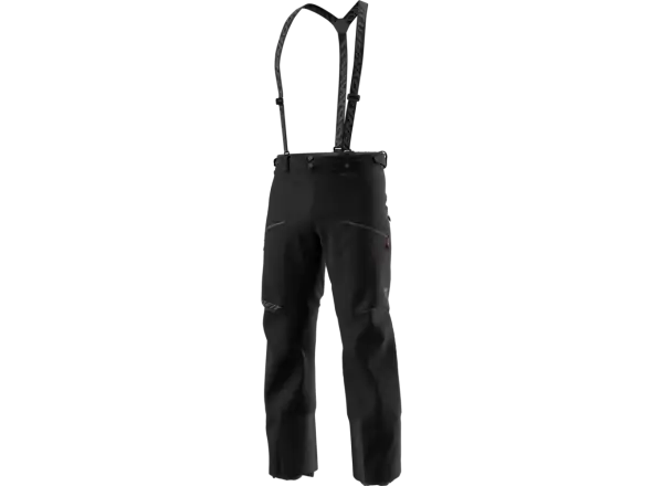 Dynafit Free Infinium Hybrid pánske nohavice s náprsenkou Black out