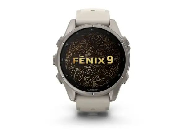 Garmin fenix 9–43 mm inteligentné hodinky Titanium Fog Gray