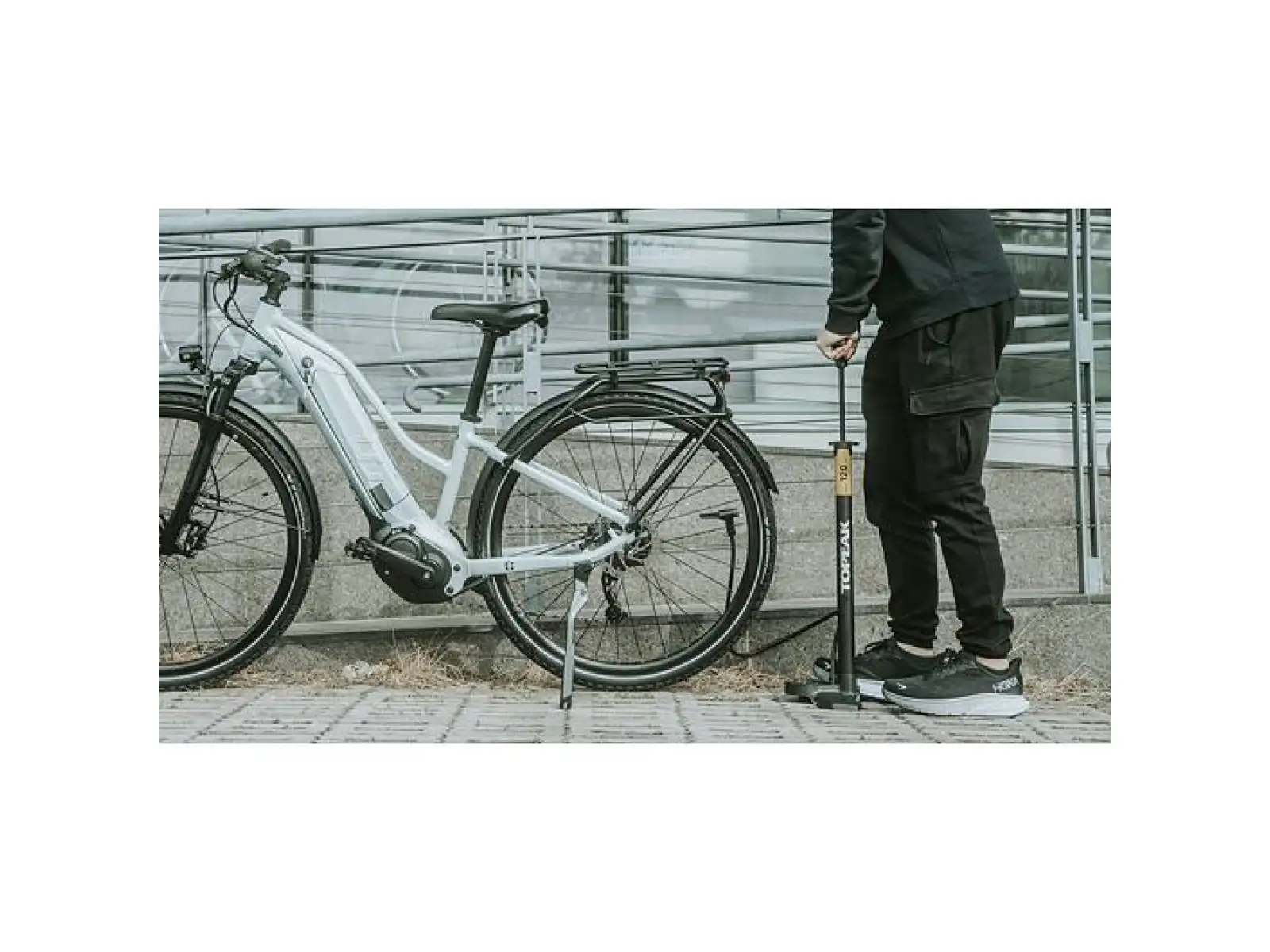 Topeak JoeBlow Urban EX dielenská pumpa čierna/žltá