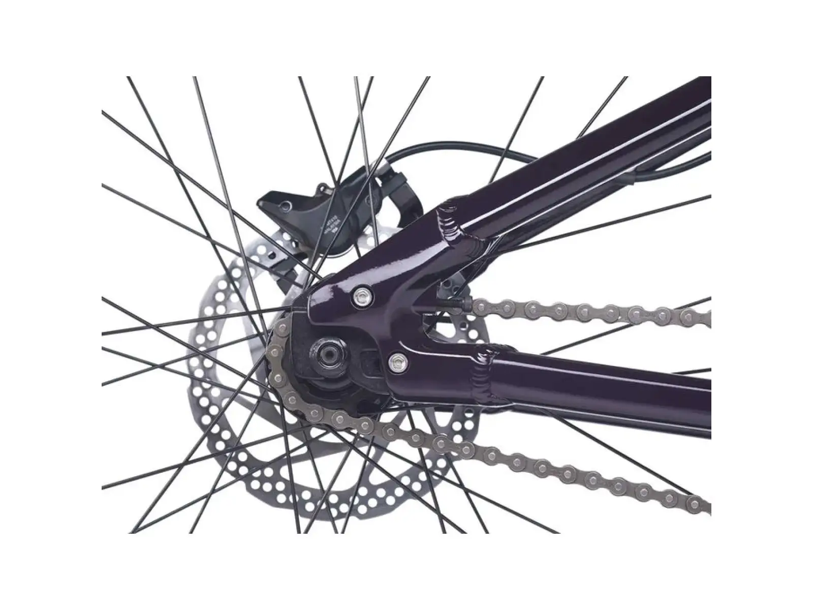 Academy S-Grade Pump 5 detský bicykel 24" fialová