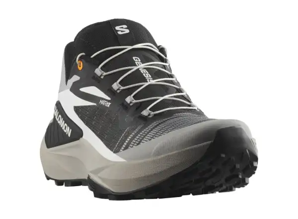 Salomon Genesis pánska bežecká obuv Black/Alloy/Turmeric