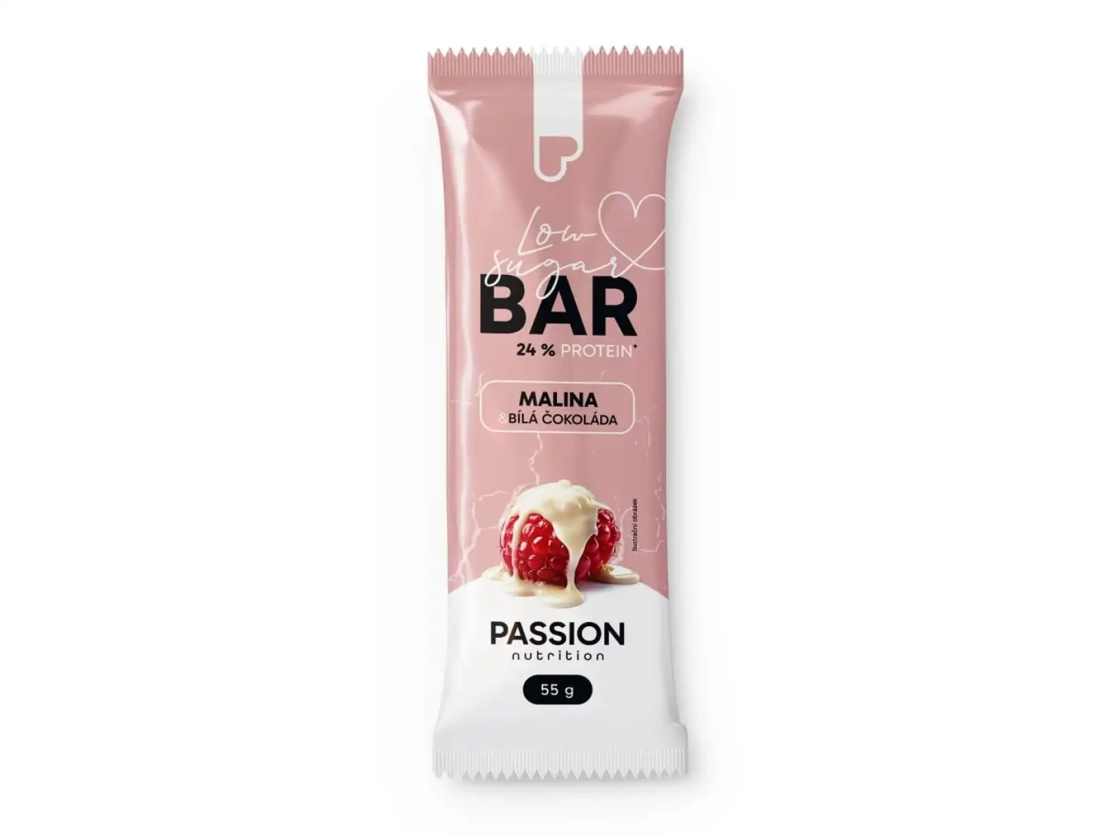 Passion Bar Malina a biela čokoláda 55 g