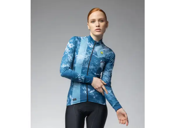 Alé PR-E Icy dámsky dres dlhý rukáv Blue