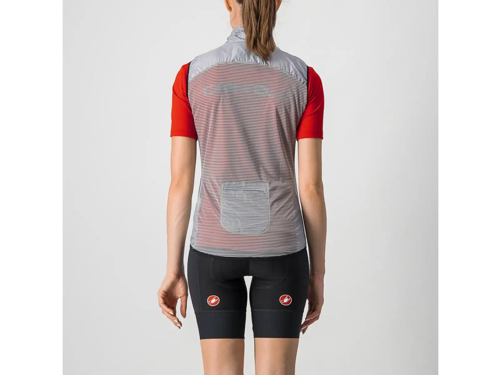 Castelli Aria dámska vesta Silver Gray